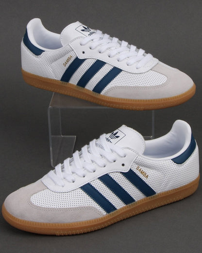 Adidas Samba Og Trainer Weiß/Legende Marine