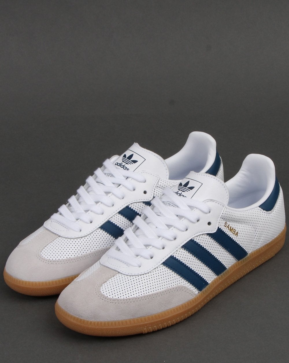 Adidas Samba Og Trainer Weiß/Legende Marine