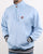 Fila Vintage Cole 1/2 Zip Sweatshirt Soft Sky