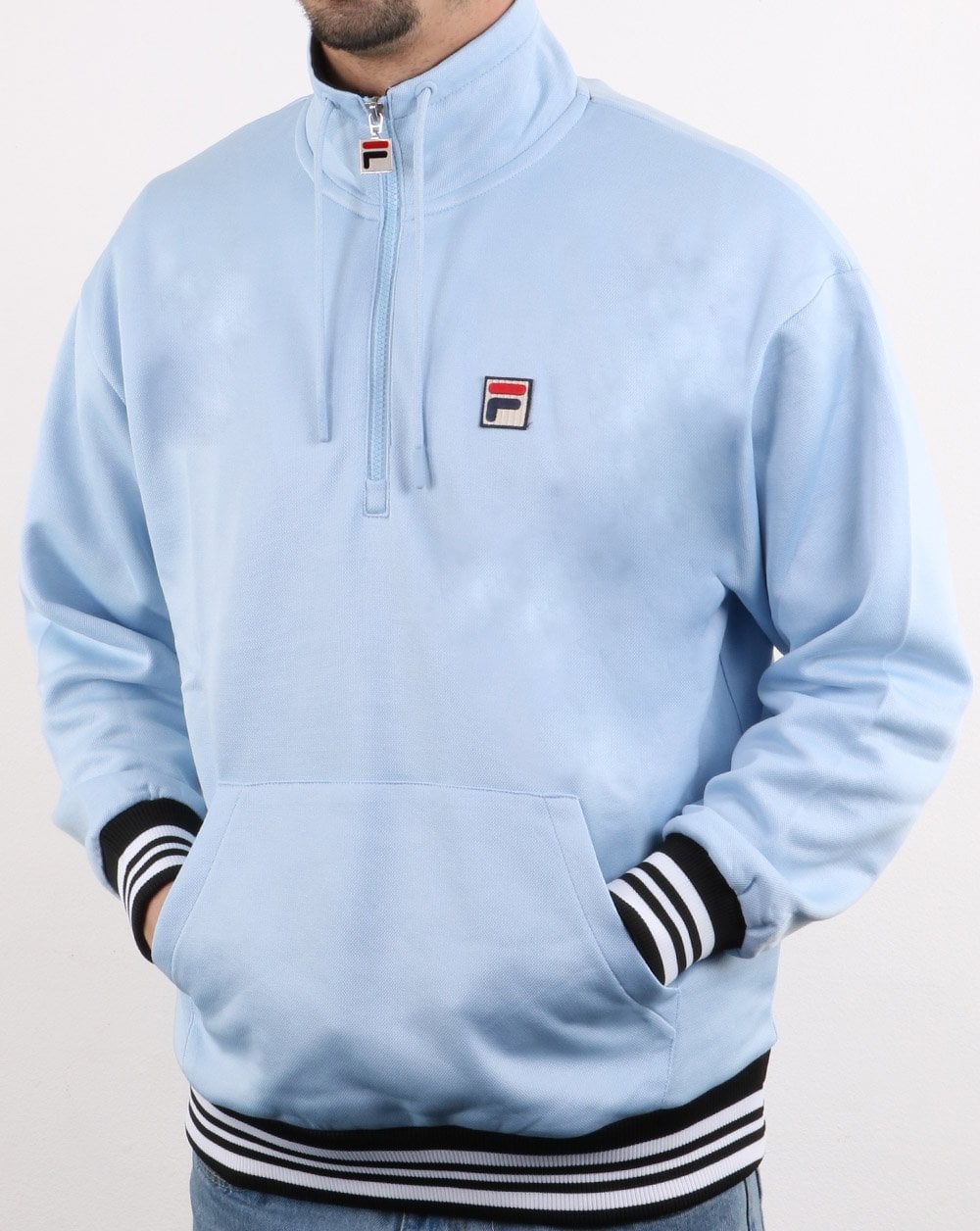 Fila Vintage Cole 1/2 Zip Sweatshirt Soft Sky
