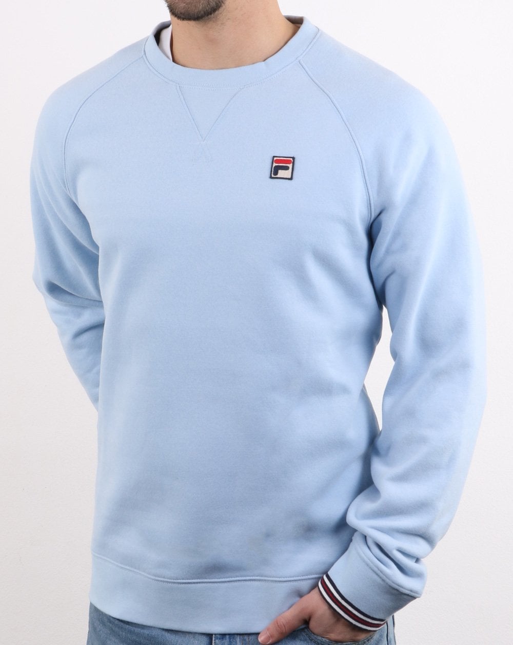 Fila Vintage Pozzi Crew Sweat Soft Sky