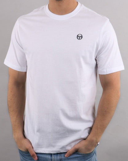 Sergio Tacchini Run T-Shirt Weiß/Marineblau
