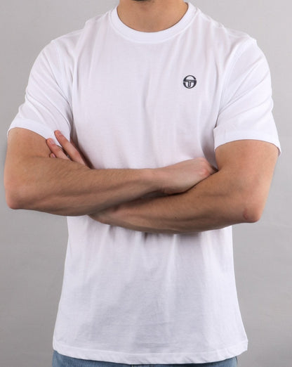 Sergio Tacchini Run T-Shirt Weiß/Marineblau