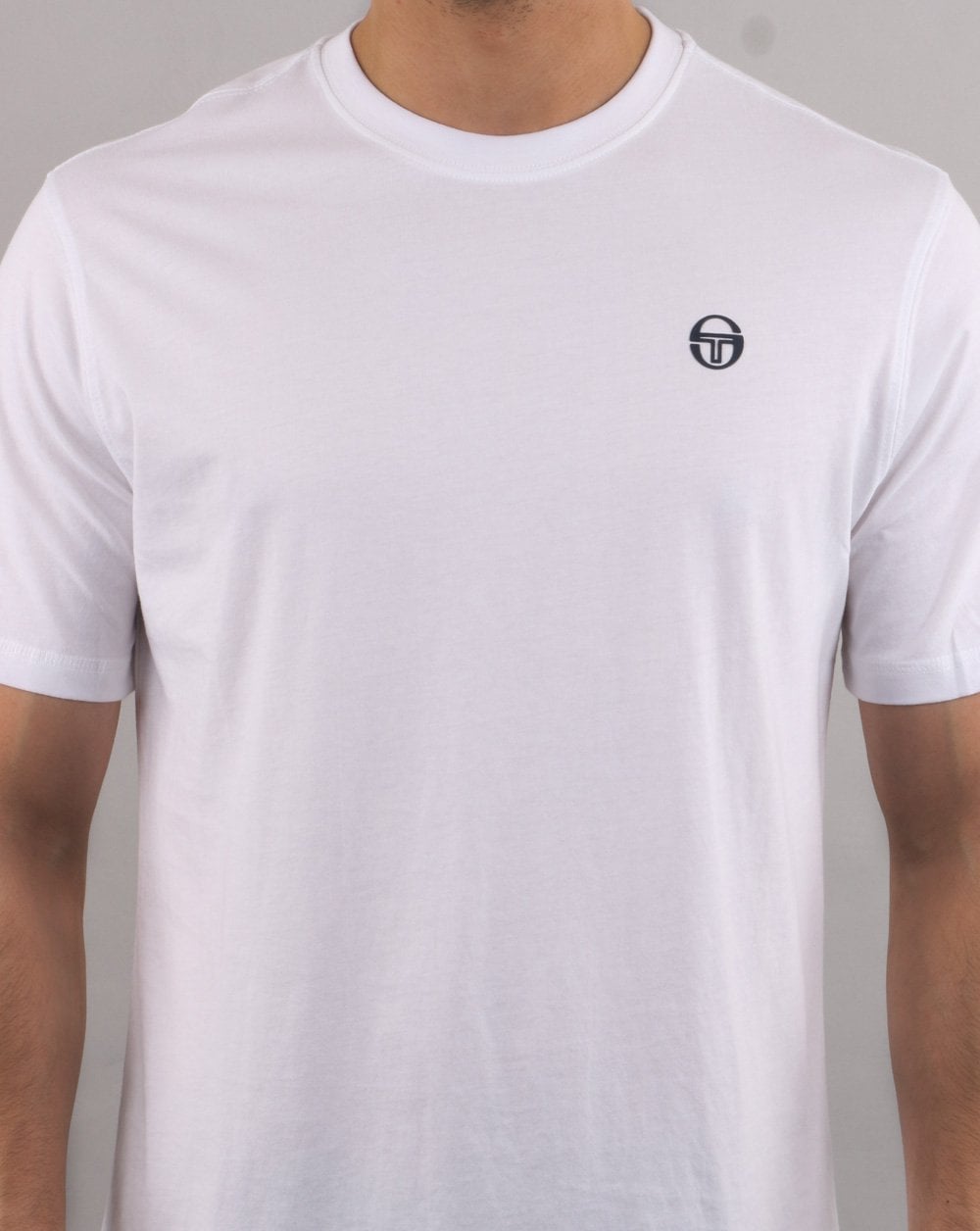 Sergio Tacchini Run T-Shirt Weiß/Marineblau