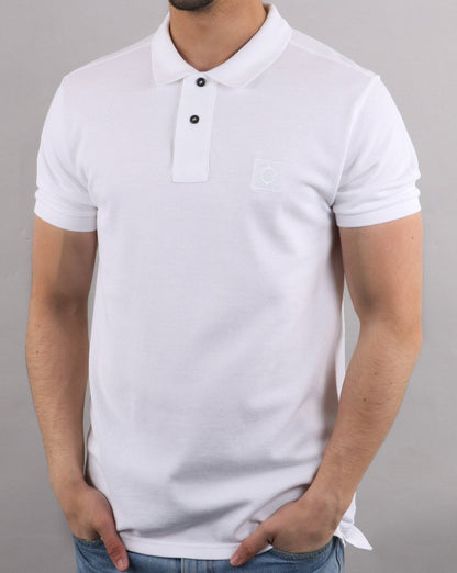 Ma.strum Pique Icon Polo Weiß