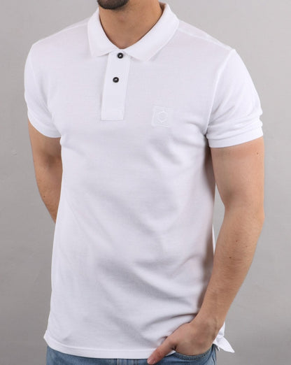 Ma.strum Pique Icon Polo Weiß