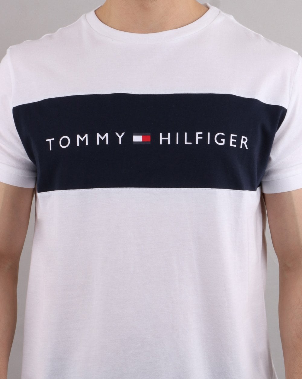 Tommy Hilfiger Logo Flag T-shirt White