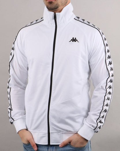 Kappa Anniston Banda Jacke Weiß/Schwarz