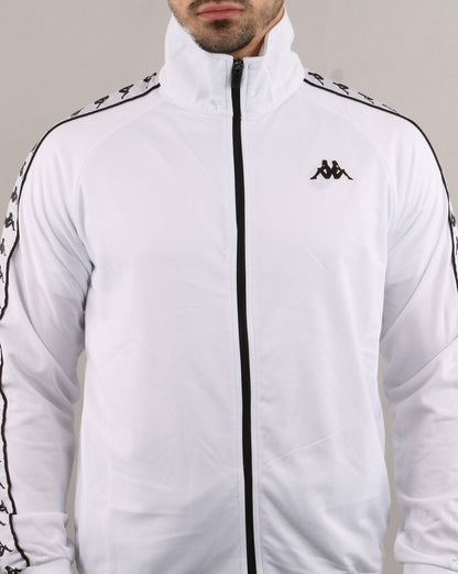 Kappa Anniston Banda Jacke Weiß/Schwarz