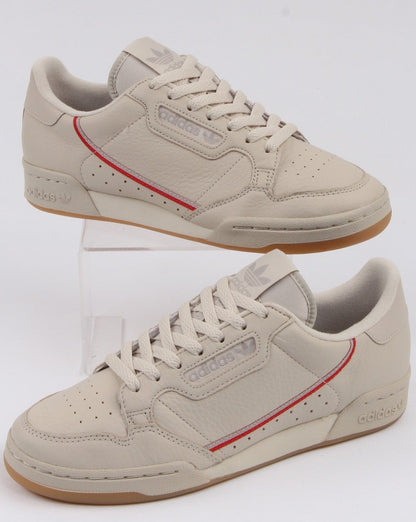 Adidas Continental 80 Sneakers Klarbraun/Scharlachrot