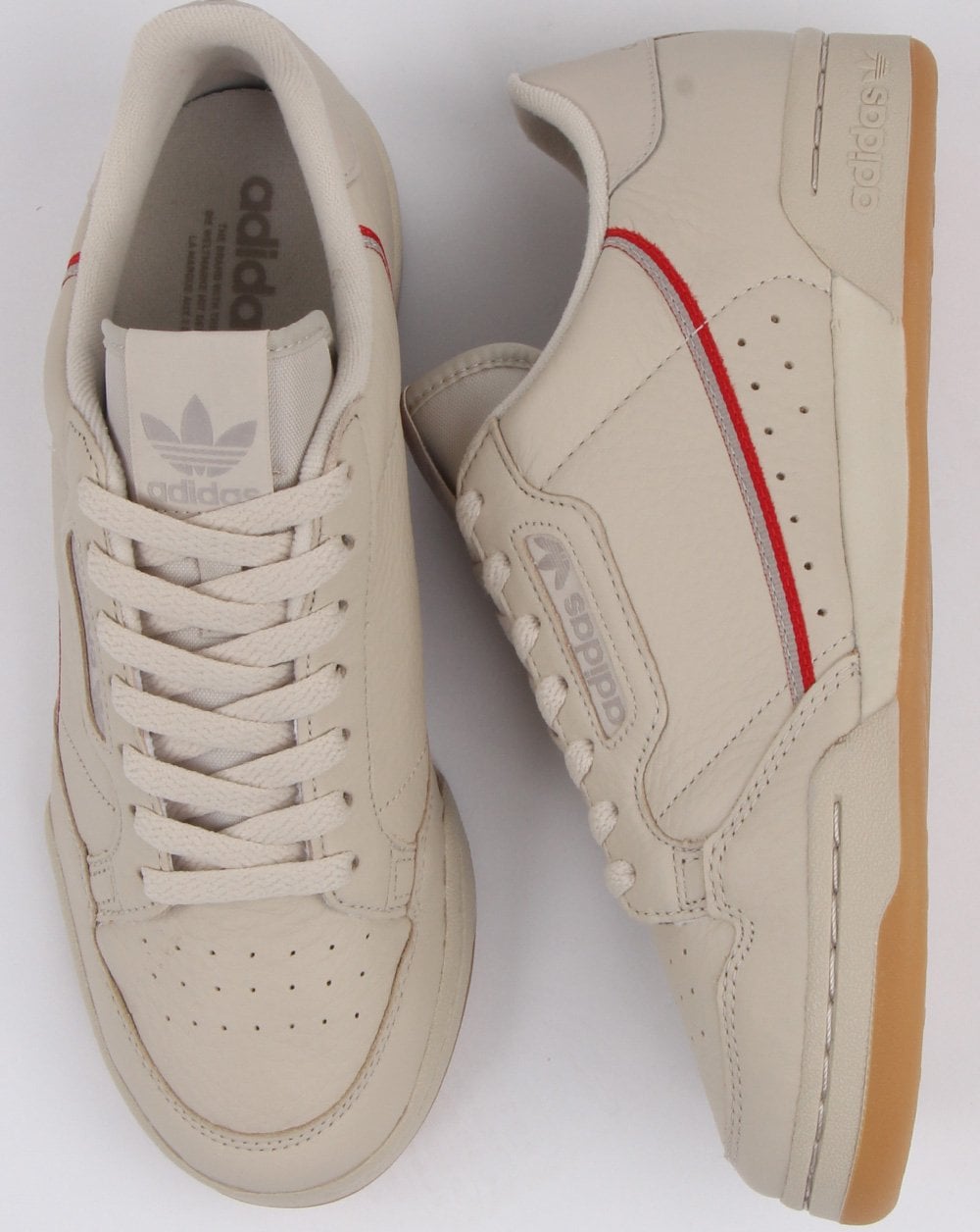 Adidas Continental 80 Sneakers Klarbraun/Scharlachrot