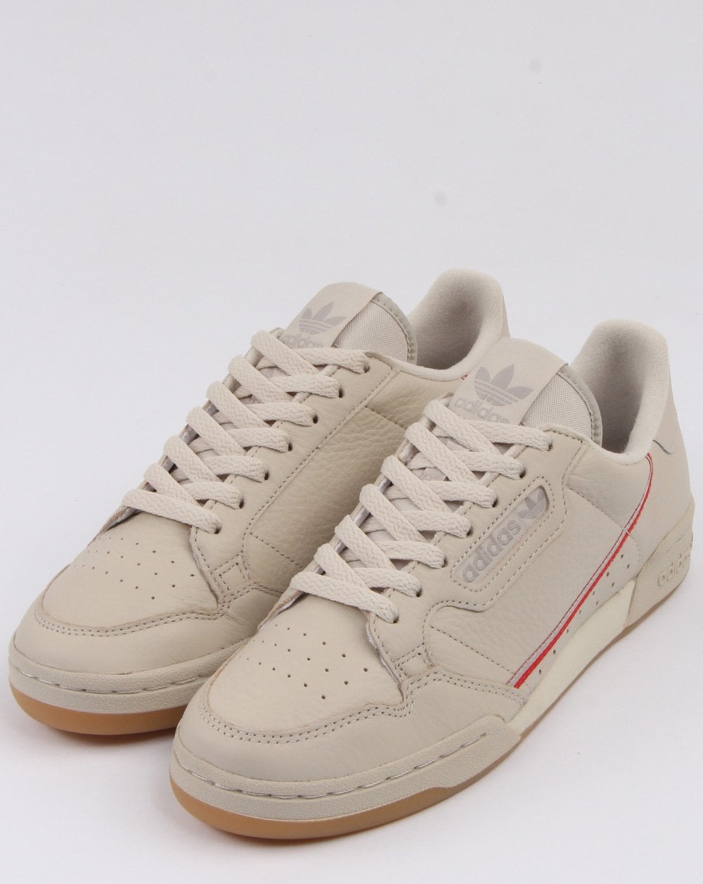 Adidas Continental 80 Sneakers Klarbraun/Scharlachrot