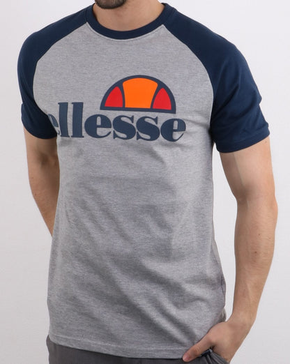 Ellesse Cassina T-Shirt Athletic Grau/Marineblau