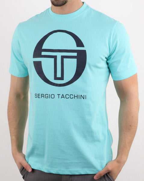 Sergio Tacchini Iberis T-shirt Aqua Blue/Navy