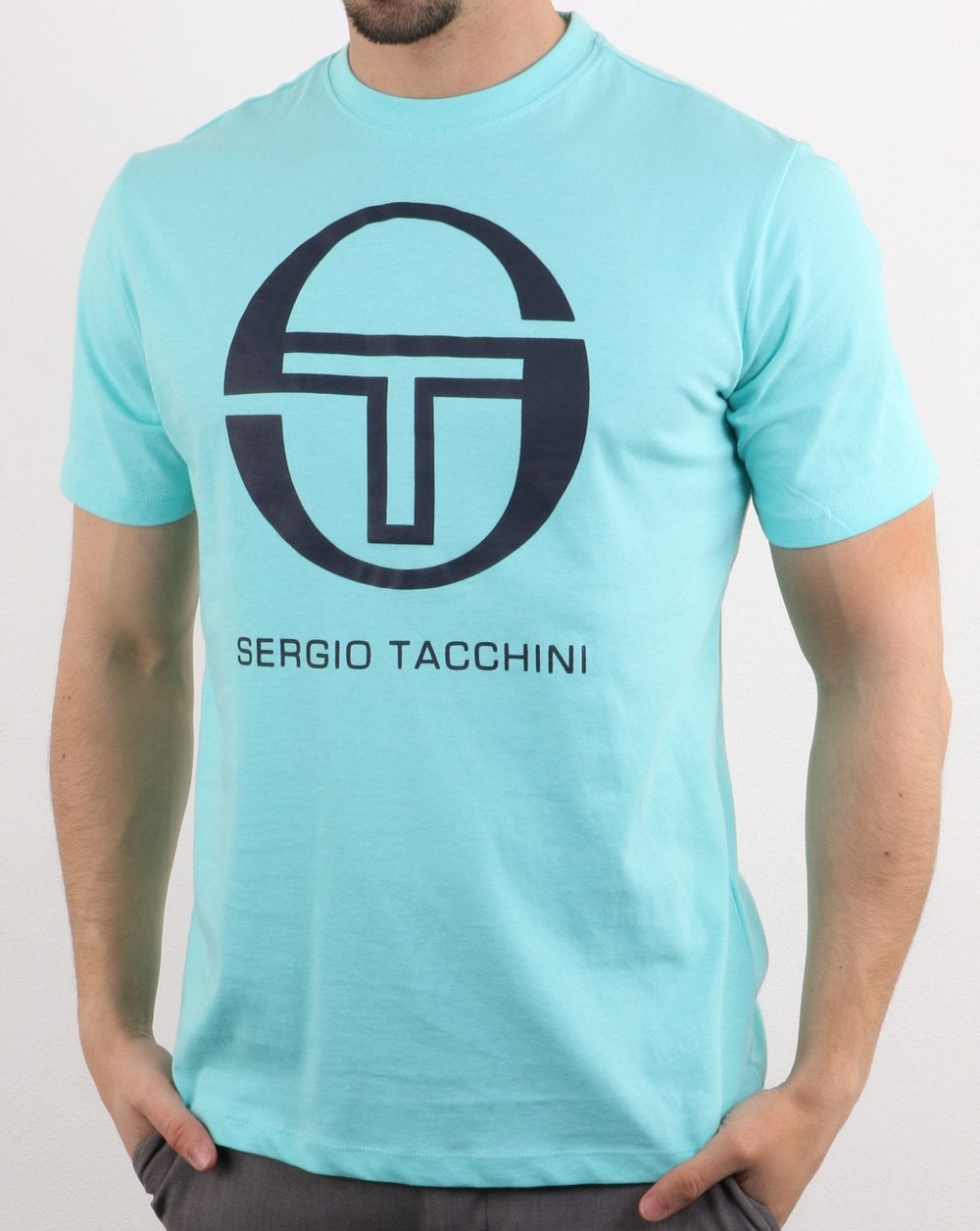 Sergio Tacchini Iberis T-Shirt Aquablau/Marineblau