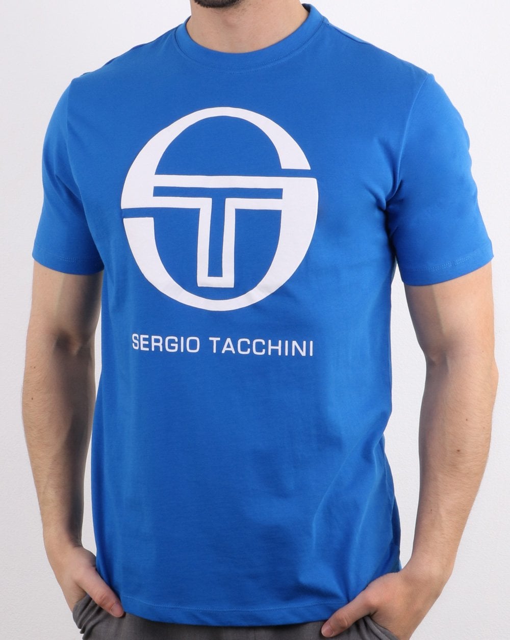 Sergio Tacchini Iberis T-Shirt Royalblau/Weiß