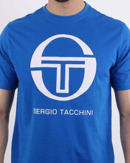 Sergio Tacchini Iberis T-Shirt Royalblau/Weiß