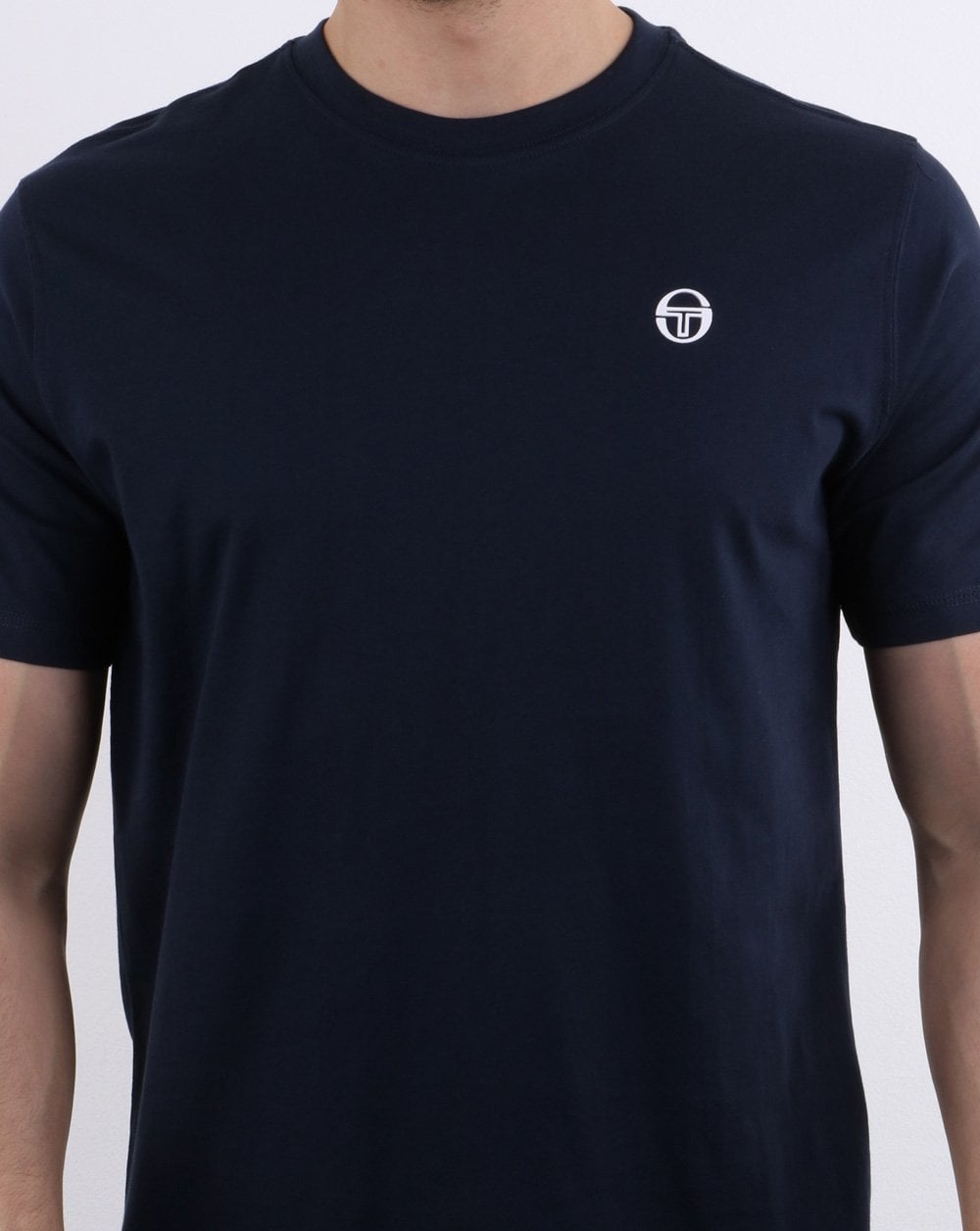 Sergio Tacchini Run T-Shirt Marineblau/Weiß
