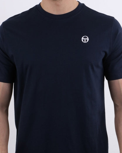 Sergio Tacchini Run T-Shirt Marineblau/Weiß