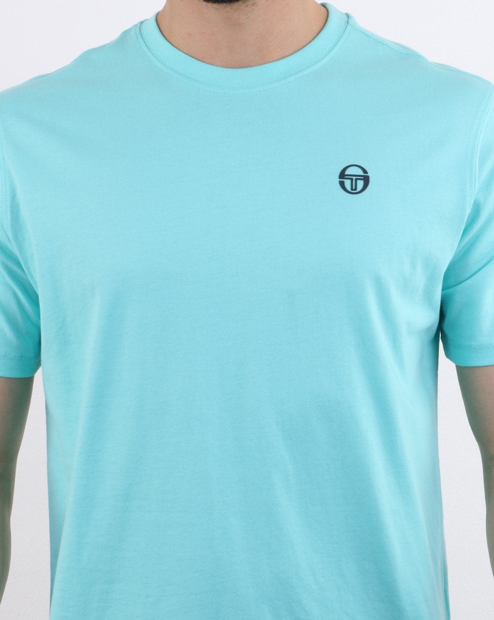 Sergio Tacchini Run T-Shirt Aqua Sky/Weiß