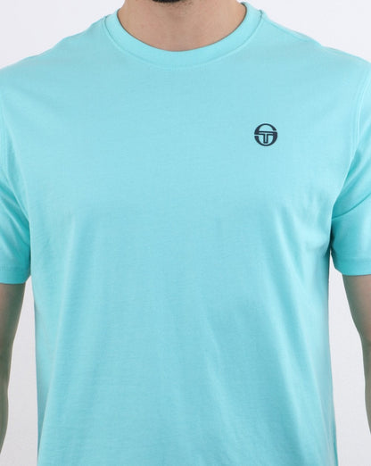 Sergio Tacchini Run T-Shirt Aqua Sky/Weiß