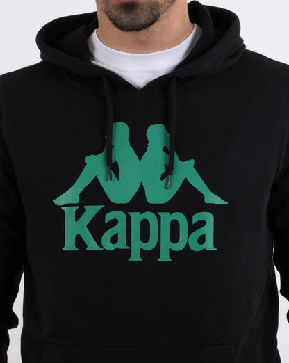 Kappa Zimm Hoodie Schwarz/Grün