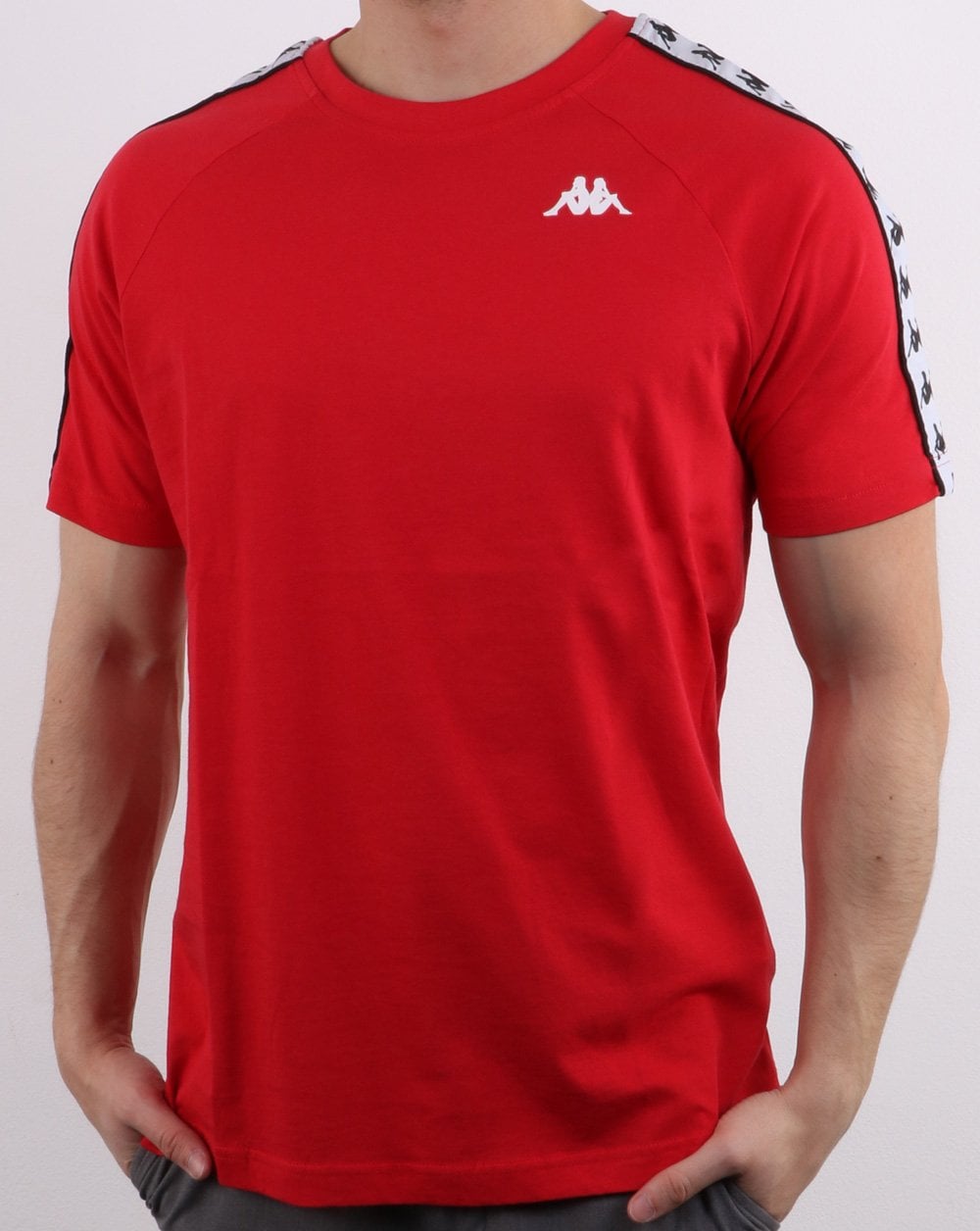Kappa Coen Banda T-Shirt Rot/Weiß