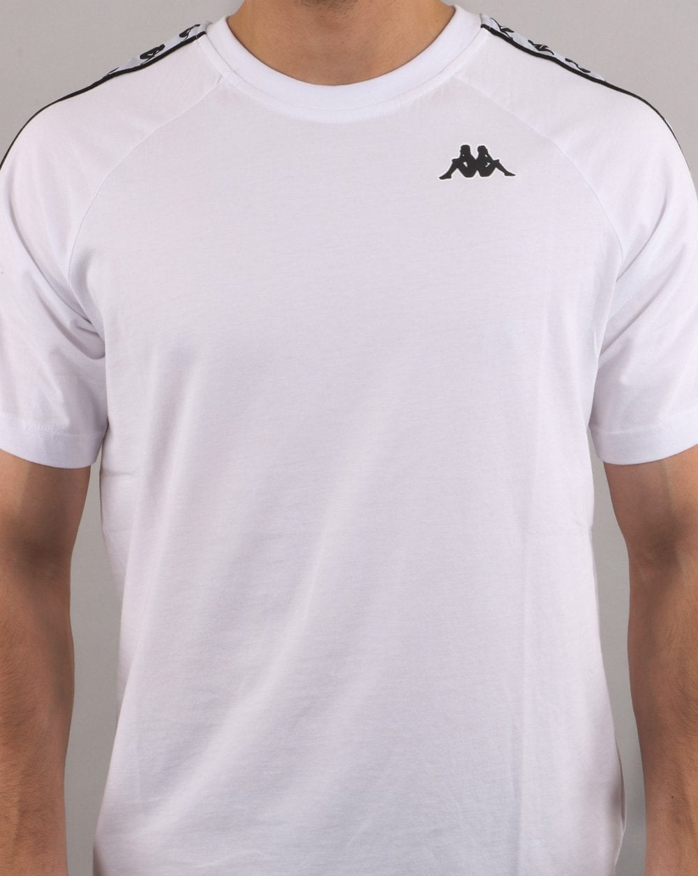 Kappa Coen Banda T-Shirt Weiß/Schwarz