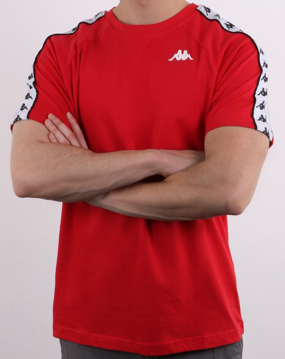 Kappa Coen Banda T-shirt Red/white