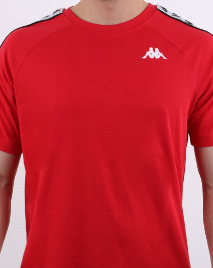 Kappa Coen Banda T-Shirt Rot/Weiß