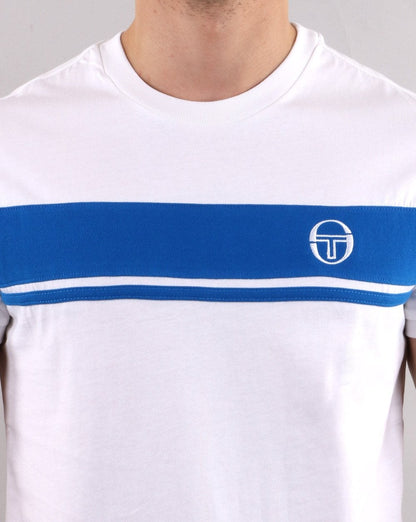Sergio Tacchini Masters T-Shirt Weiß/Royal