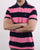 Gant Barstripe Pique Rugger Pink and Navy