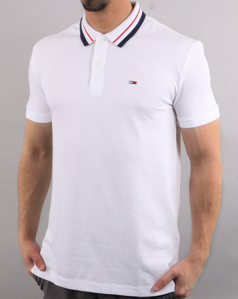 Tommy Hilfiger Tipped Polo White