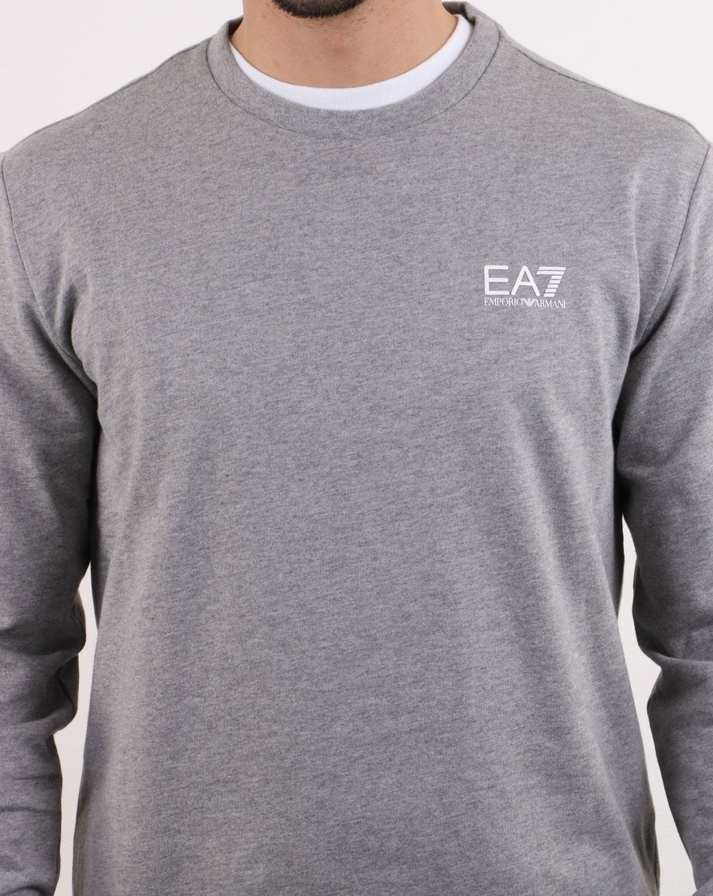 Emporio Armani EA7 Core Logo Sweatshirt Grey
