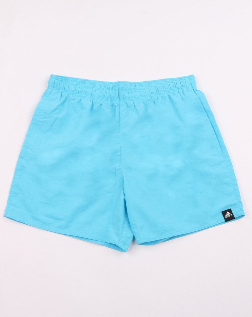 Adidas Originals – Solide Badeshorts in Hellcyan