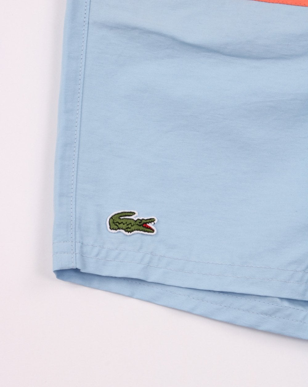 Lacoste Badeshorts Himmelblau Gelb Koralle