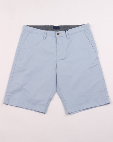 Gant Relaxed Twill Shorts Sky Blue