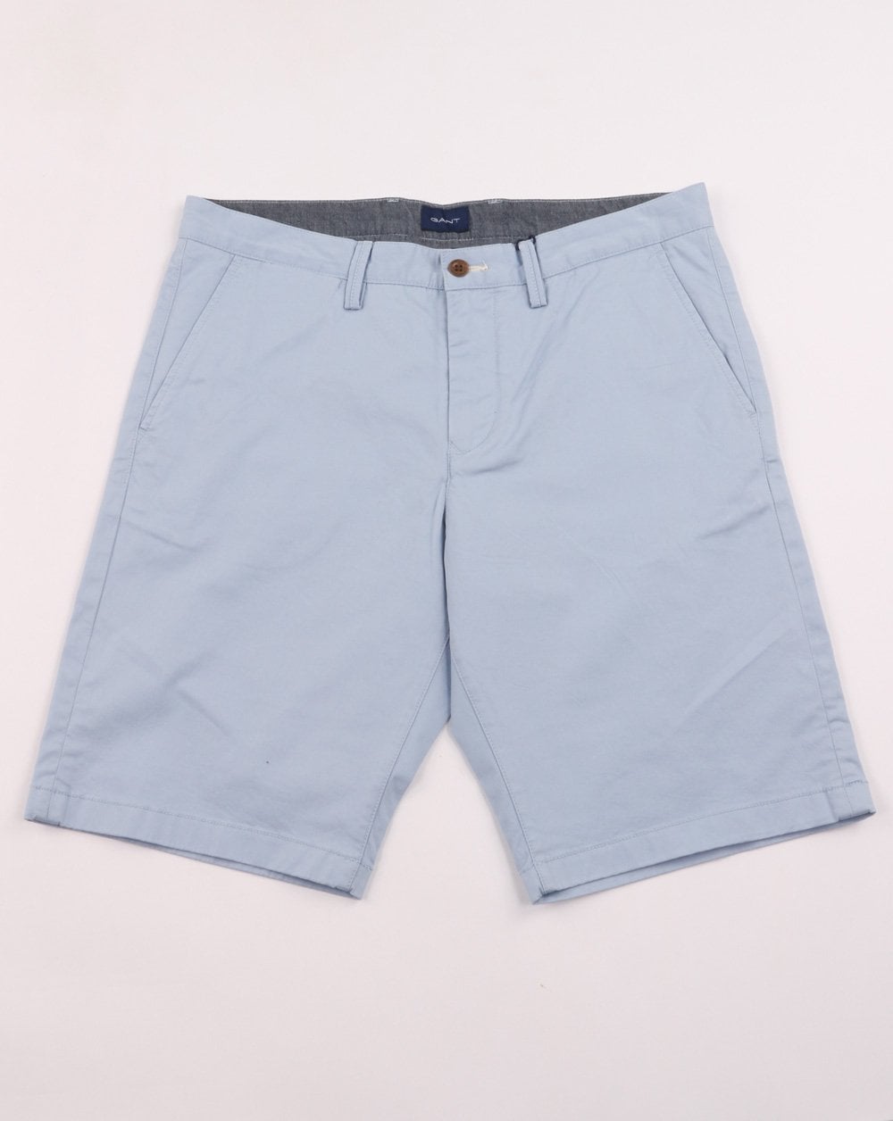 Gant – Lockere Twill-Shorts Himmelblau
