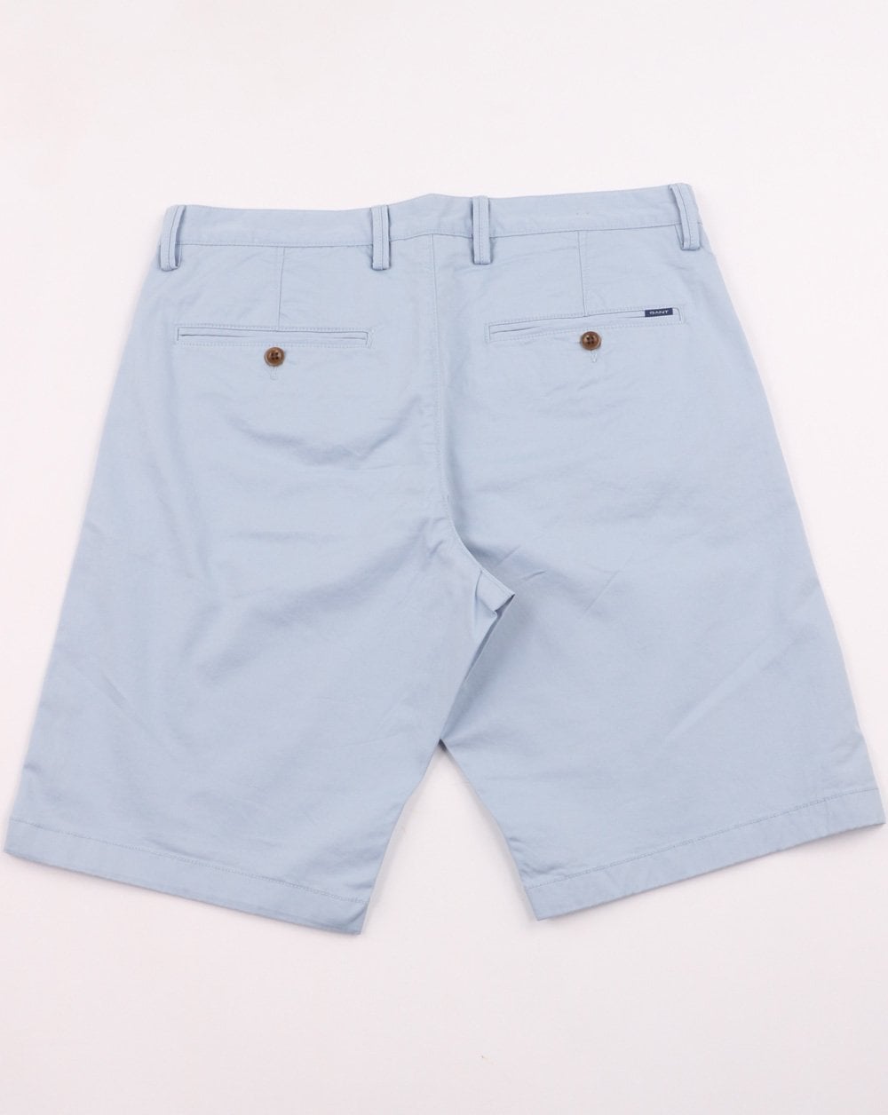 Gant – Lockere Twill-Shorts Himmelblau