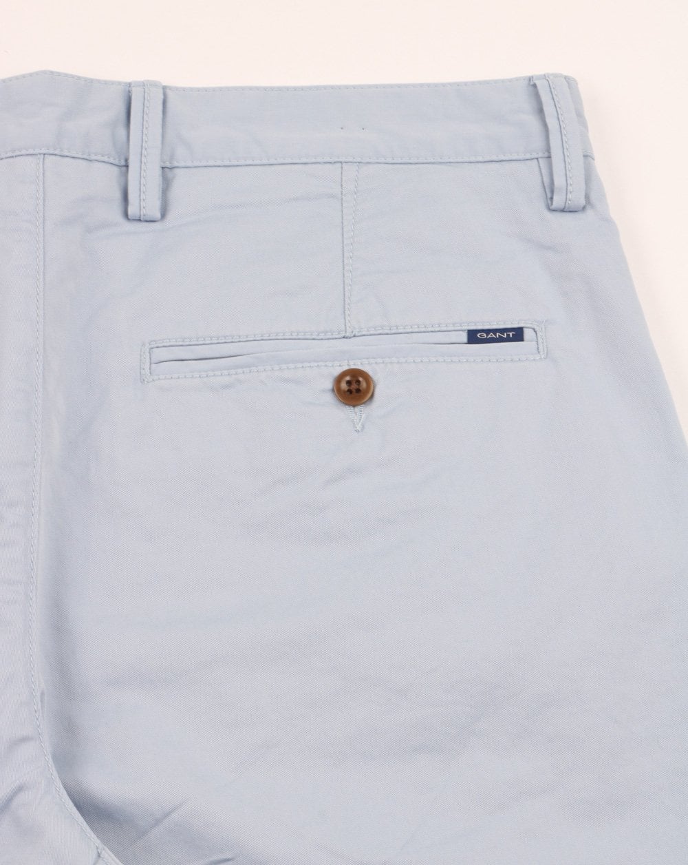 Gant – Lockere Twill-Shorts Himmelblau