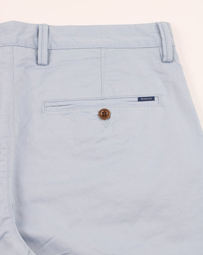 Gant – Lockere Twill-Shorts Himmelblau