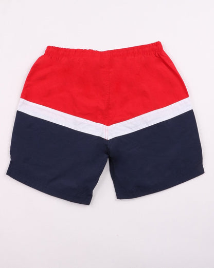 Fila Vintage Colour Block Shorts Rot/Weiß/Marineblau