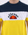 Ellesse Block T Shirt Yellow/white/navy