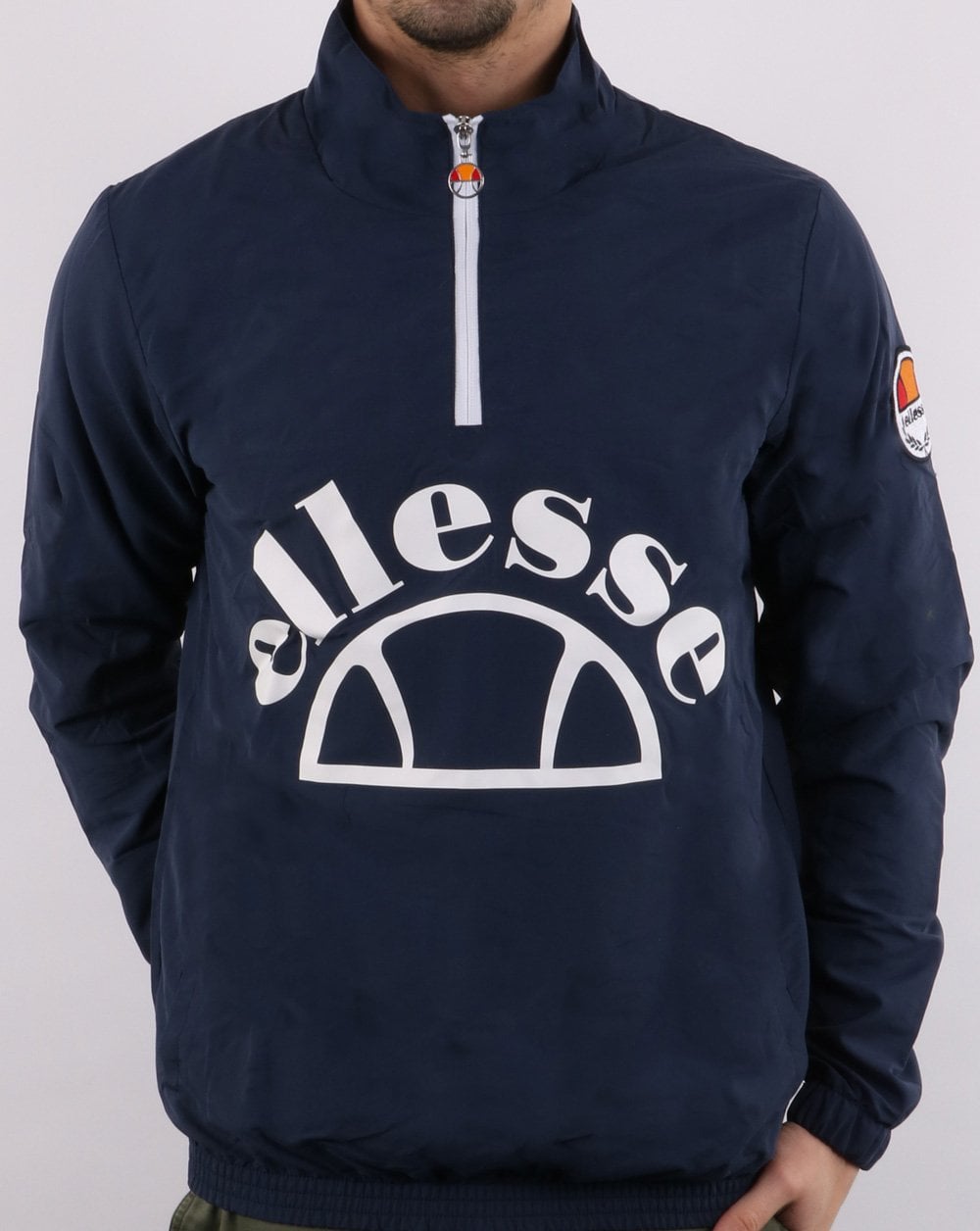 Ellesse – Junior Qtr Zip Jacket – Marineblau