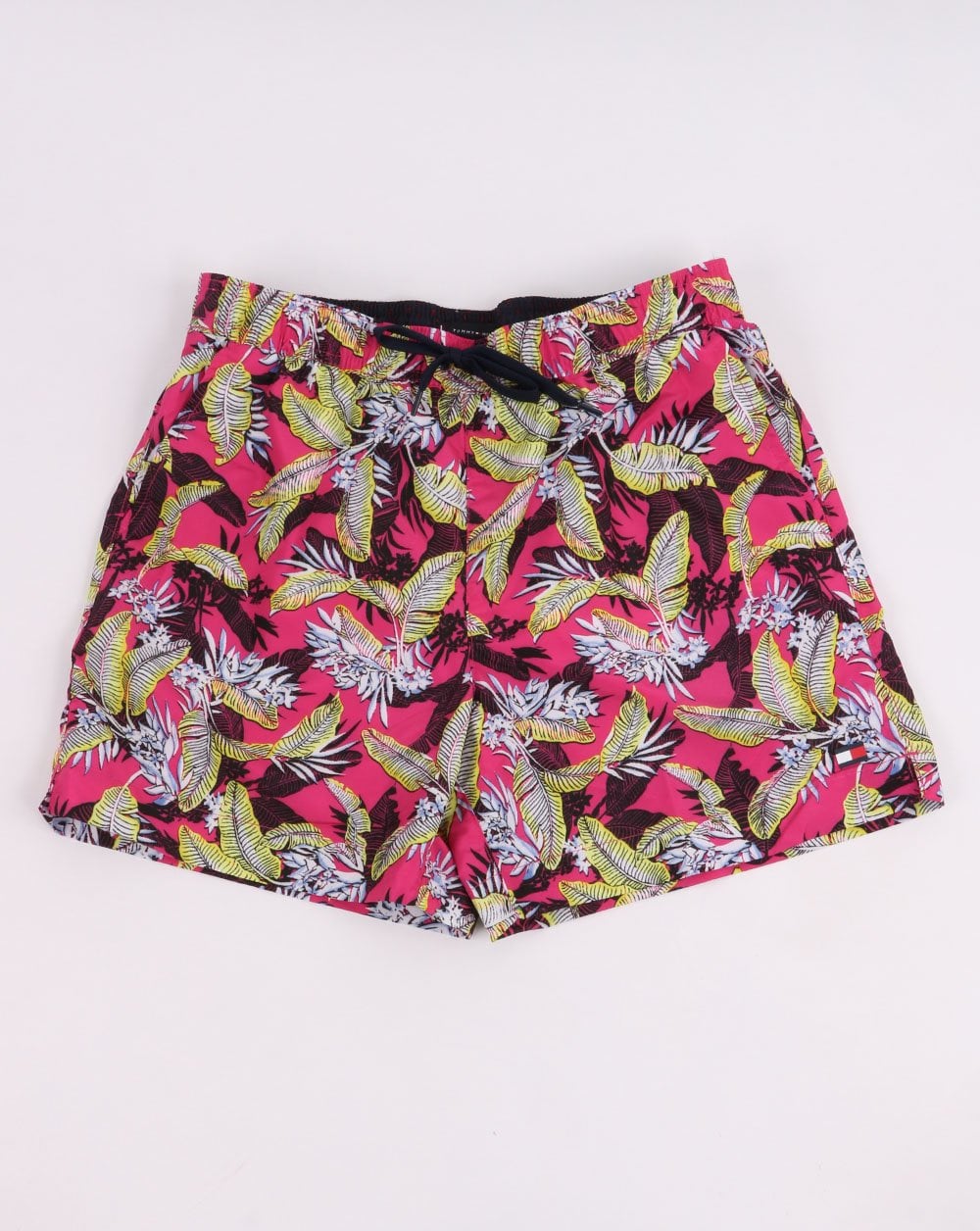 Tommy Hilfiger – Mittelgroße Shorts mit Kordelzug, Tropic Leaf