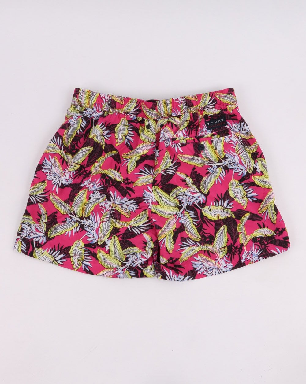 Tommy Hilfiger – Mittelgroße Shorts mit Kordelzug, Tropic Leaf
