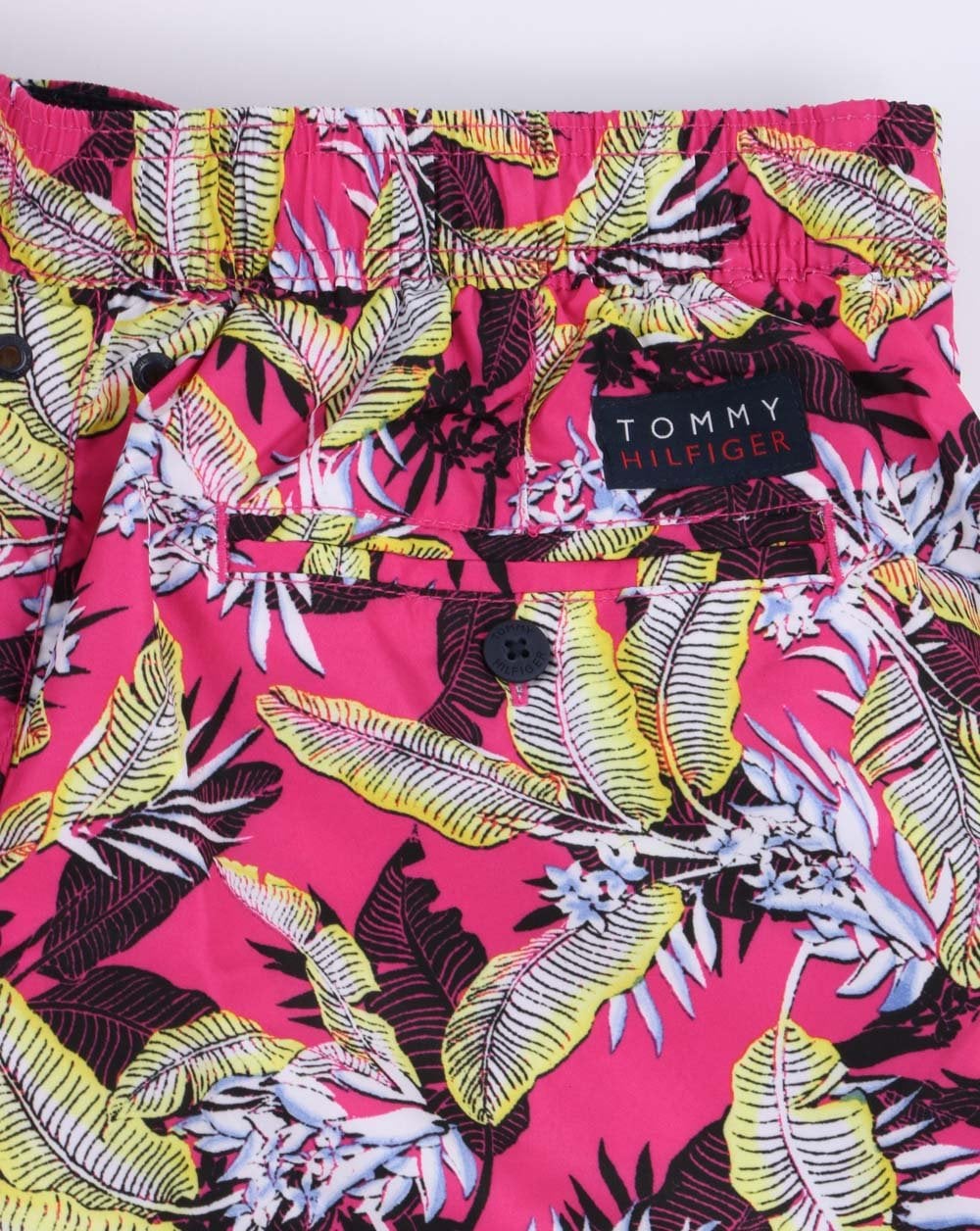 Tommy Hilfiger – Mittelgroße Shorts mit Kordelzug, Tropic Leaf