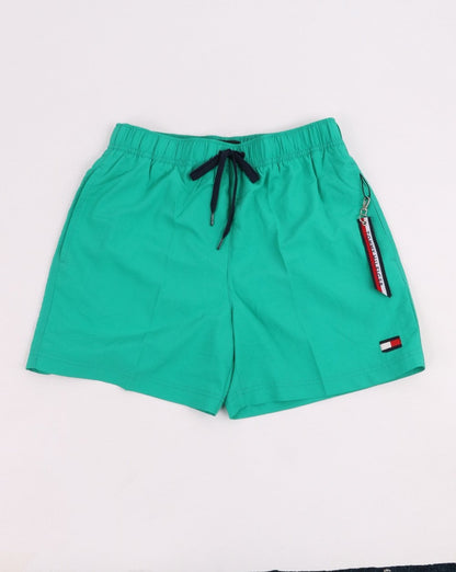 Tommy Hilfiger – Mittelgroße Shorts mit Kordelzug, Dynasty Green