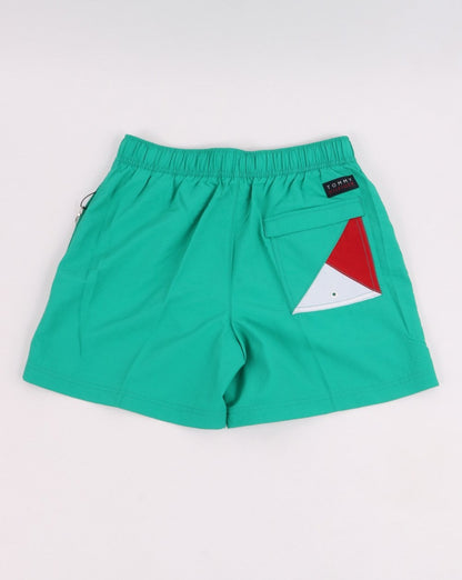 Tommy Hilfiger – Mittelgroße Shorts mit Kordelzug, Dynasty Green
