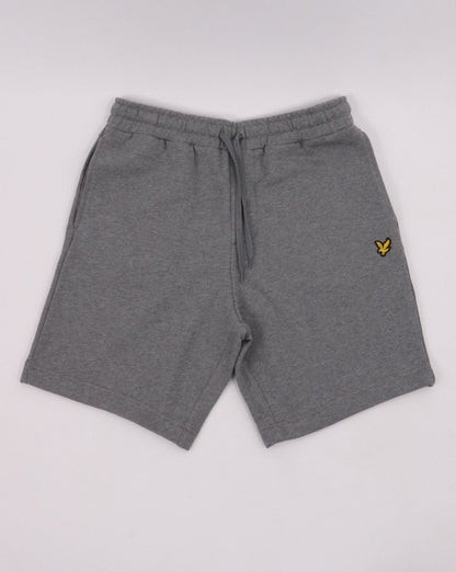 Lyle And Scott – Sweatshorts in Mittelgrau meliert